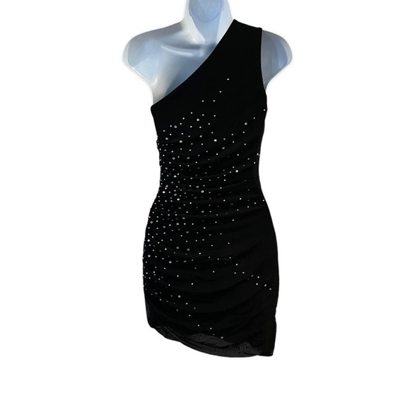 NBD Mila Embellished Mini Dress in Black Small - Picture 8 of 13